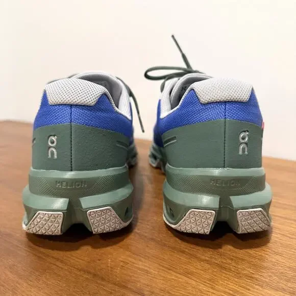 ON Cloud Size 9 Cloudventure 3 Waterproof Trail Shoes Cobalt Blue/Ivy Green